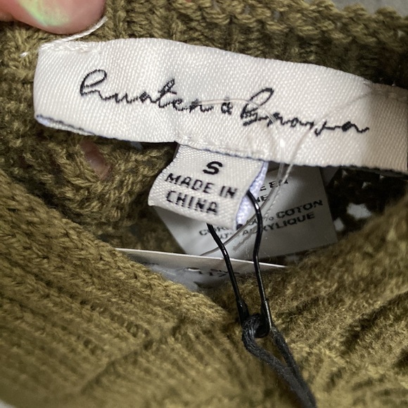 HUNTER & BROWN Women’s Knit Green Maxi Dress Size Small - Picture 7 of 7